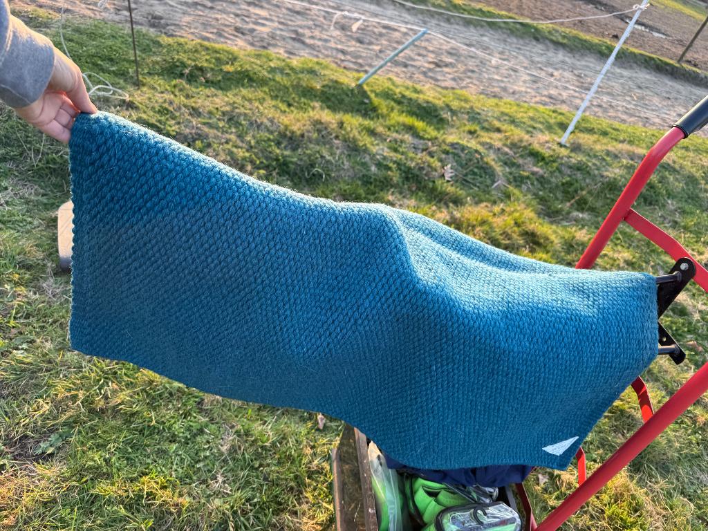 Showblanket wool mayatex, Ophalen, Overige merken, Zadeldekje, Zo goed als nieuw