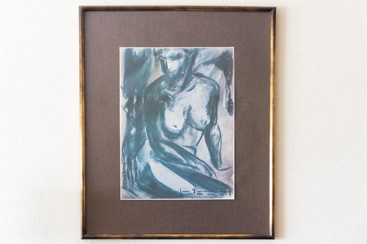 Tekening Stephaan Tessely, Antiquités & Art, Art | Peinture | Moderne, Enlèvement