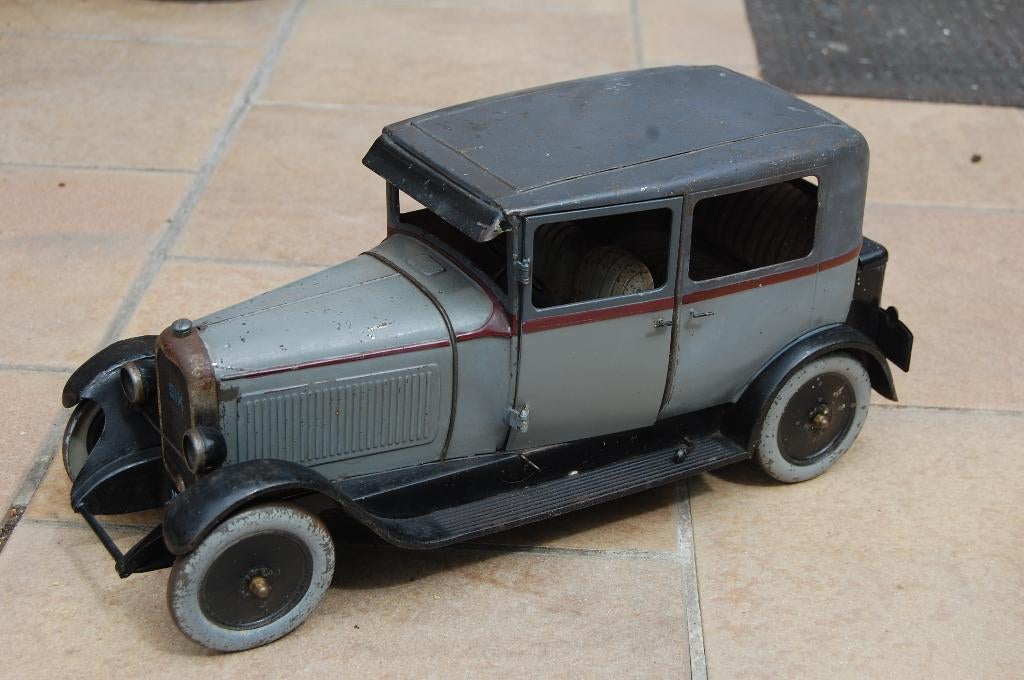 rare ancien jouet tole Citroen CIJ C6 berline de 1928, Enlèvement ou Envoi