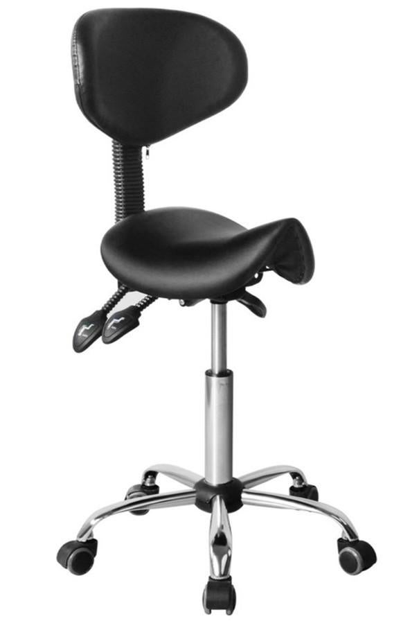 Fauteuil ergonomique avec dossier à roulettes, Tabouret de bureau, Enlèvement, Utilisé, Ergonomique