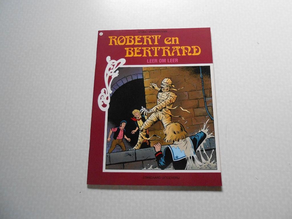 Robert en Bertrand 87 Leer om leer 1990 ste druk., Boeken, Willy Vandersteen, Eén stripboek, Nieuw, Ophalen of Verzenden