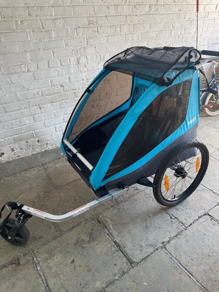 Thule Coaster XT incl. accesoires, Vélos & Vélomoteurs, Accessoires vélo | Remorques, Utilisé, Remorque pour enfant, Pliable, Enlèvement