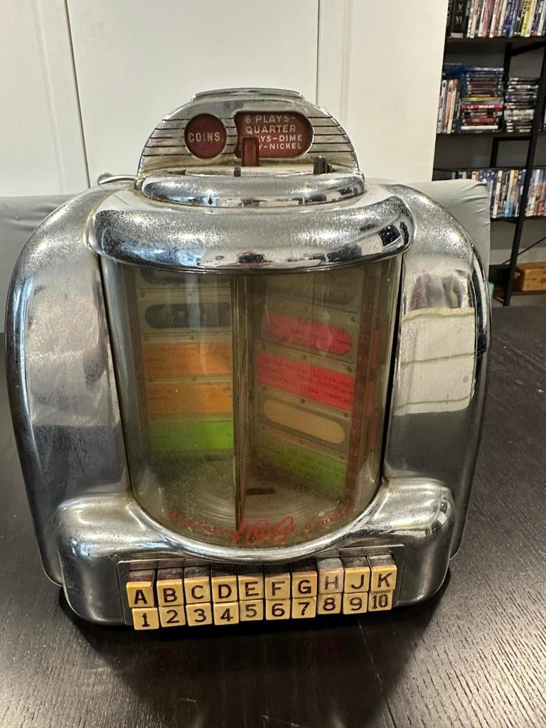 Ancien sélecteur de jukebox mural années 50 – vintage US, Enlèvement, Utilisé