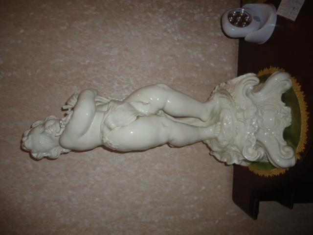 groot stenen beeld kind, Verzamelen, Beelden en Beeldjes, Gebruikt, Mens, Ophalen