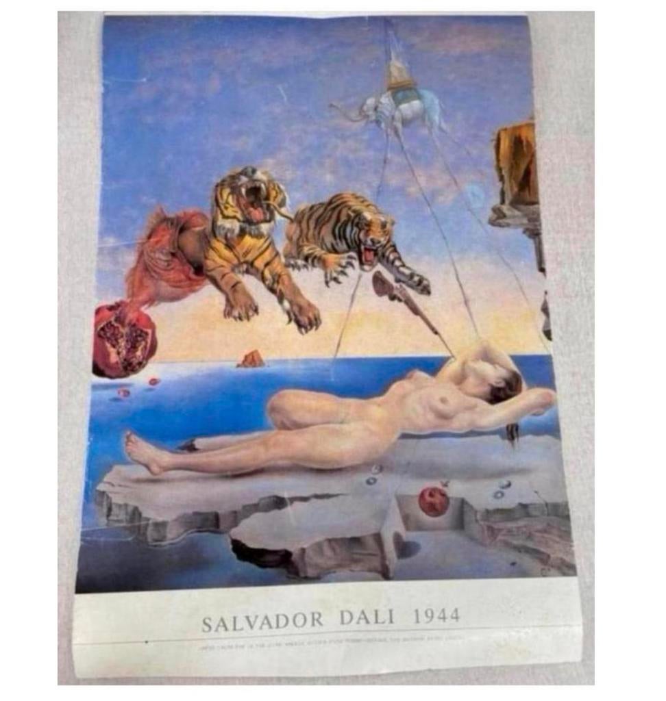 Salvador Dali Tigers - Poster original XL 77 x 51 cm, Enlèvement ou Envoi
