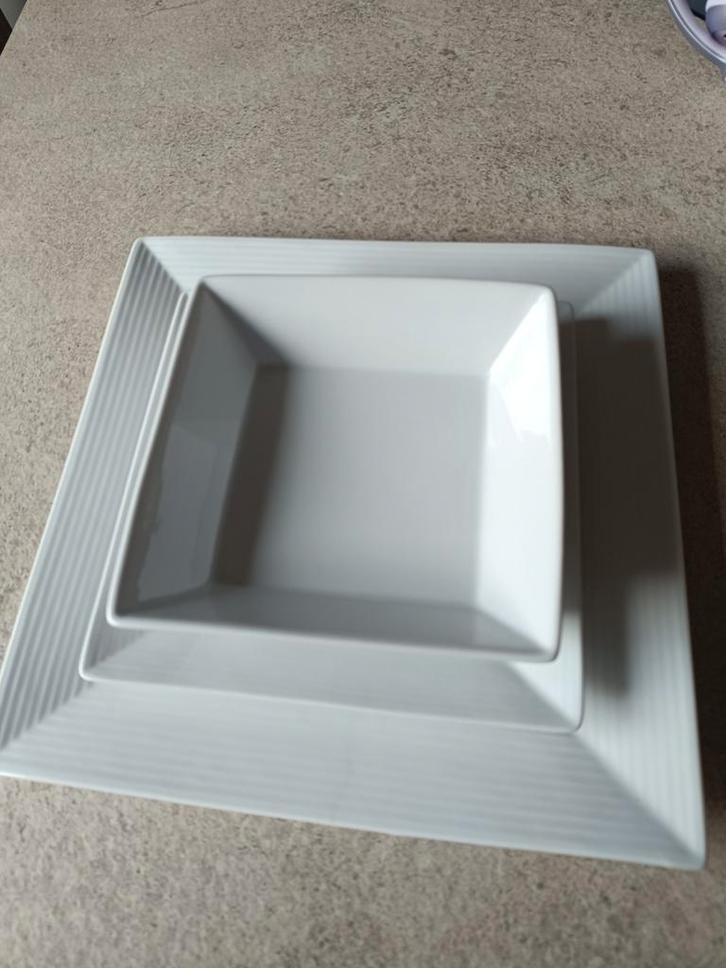 Vierkant servies Cosy &Trendy, Huis en Inrichting, Woonaccessoires | Dienbladen, Ophalen