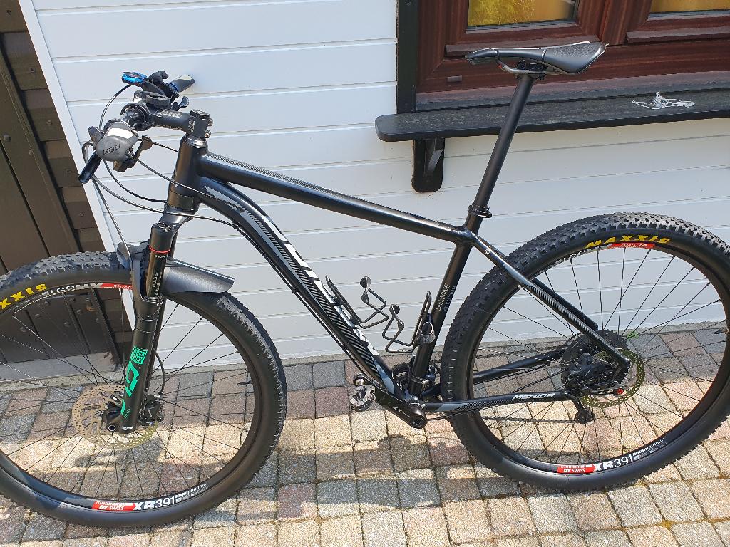 Merida big nine XT edition zwart, 45 à 49 cm, Merida, Enlèvement, Utilisé