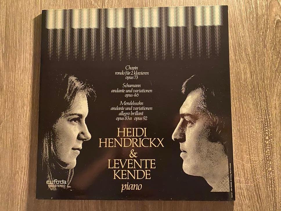 🔥 LP Heidi Hendrickx & Levente Kende Piano, Boeken, Ophalen of Verzenden, Zo goed als nieuw