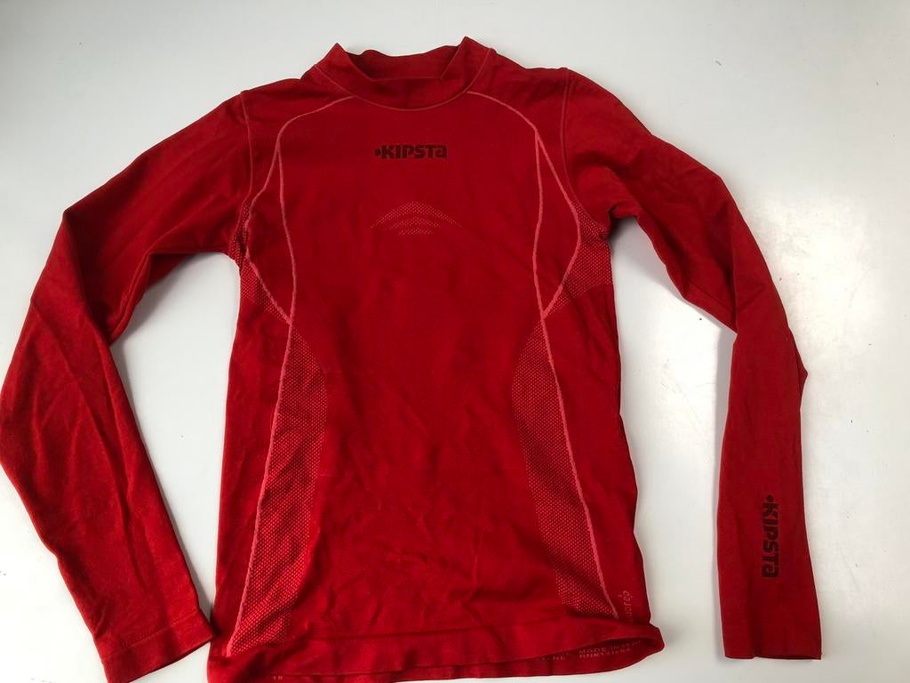 KIPSTA rood trui lange mouw 10 jaar, Kinderen en Baby's, Kinderkleding | Maat 140, Ophalen of Verzenden, Zo goed als nieuw, Jongen of Meisje