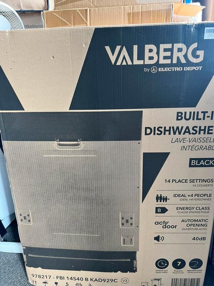 Nieuwe vaatwasser nog in de doos., Elektronische apparatuur, Vaatwasmachines, Nieuw, Inbouw, 85 tot 90 cm, 45 tot 60 cm, Minder dan 10 liter