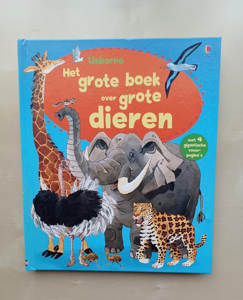 Het Grote boek over Grote dieren / Usborne, Ophalen of Verzenden, Zo goed als nieuw, Fabio Fiorin, Non-fictie