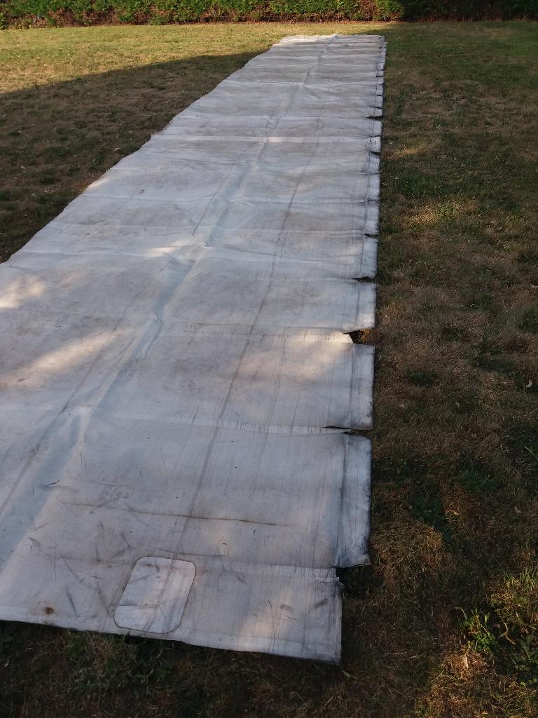 zeil vrachtwagen, Ophalen, Gebruikt, 15 m² of meer, Zeil