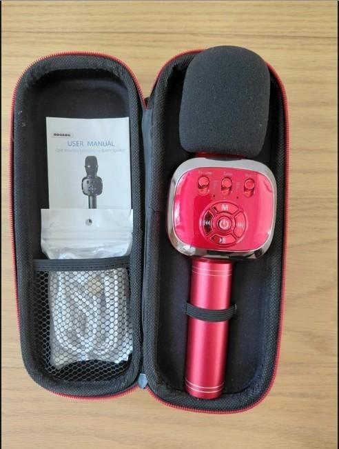 BONAOK 360 omringende draadloze HIFI Bluetooth-microfoon, Muziek en Instrumenten, Microfoons, Zo goed als nieuw, Overige typen