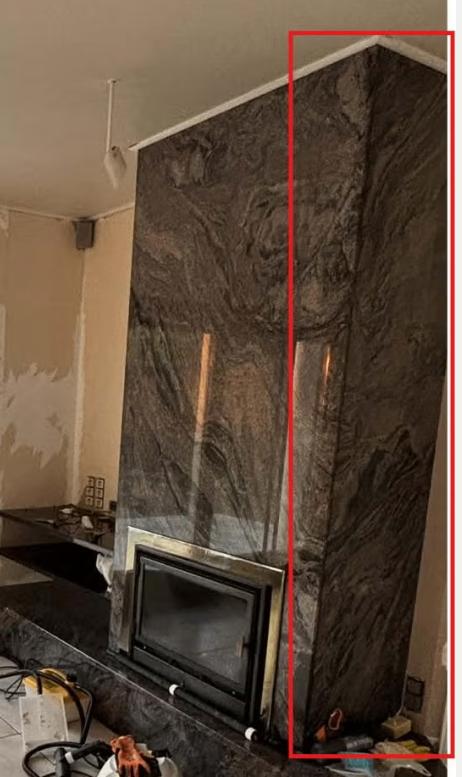 2 Granieten platen / natuursteen, Doe-het-zelf en Bouw, Platen en Panelen, Zo goed als nieuw, Overige materialen, Minder dan 20 mm