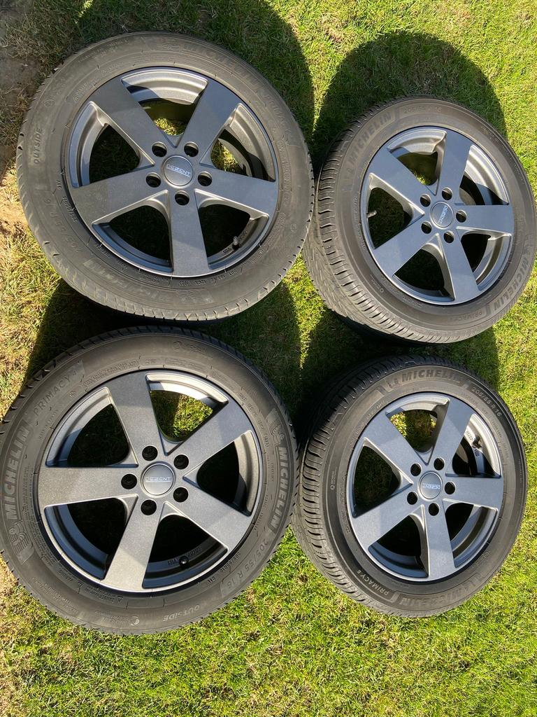 Dezent TD graphite velgen, Autos : Pièces & Accessoires, Pneus & Jantes, Pneus et Jantes, Pneus été, 16 pouces, 205 mm, Véhicule de tourisme
