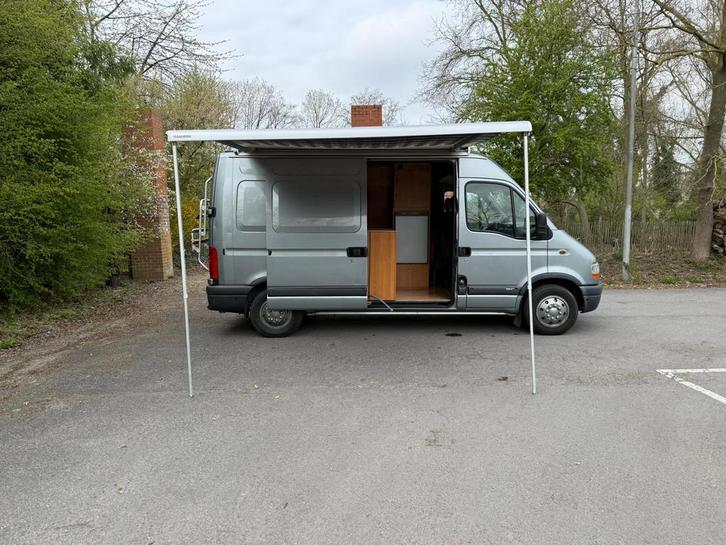 ‼️ Renault Master Camper 2.8 Diesel ‼️, Caravans en Kamperen, Mobilhomes, Particulier, Diesel, Koelkast, Ophalen