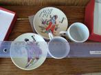 chinees thee koffie tassen bordjes in doos +NIEUW+ communie, Ophalen of Verzenden, Nieuw
