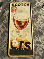 CTS Scotch gelithografeerd reclamebord, Ophalen of Verzenden, Gebruikt, Reclamebord, Plaat of Schild, Overige merken