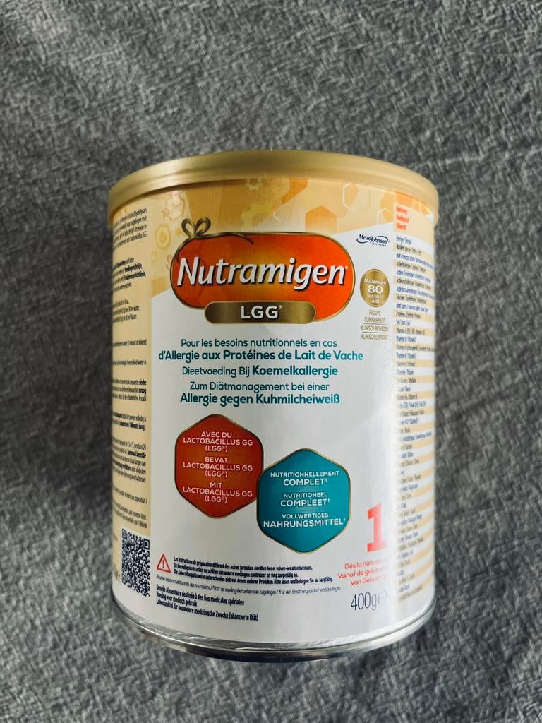 Ongeopende doos nutramigen, Enlèvement