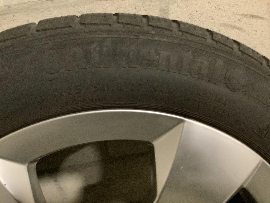 Winterbanden met velgen inox, Ophalen, Gebruikt, Banden en Velgen, 17 inch