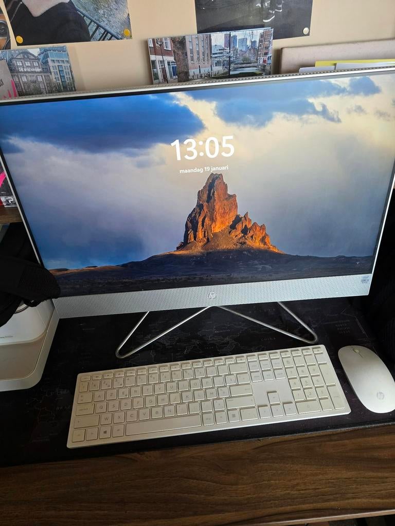 Ensemble informatique + bureau + chaise, Informatique & Logiciels, Apple Desktops, Comme neuf, Enlèvement