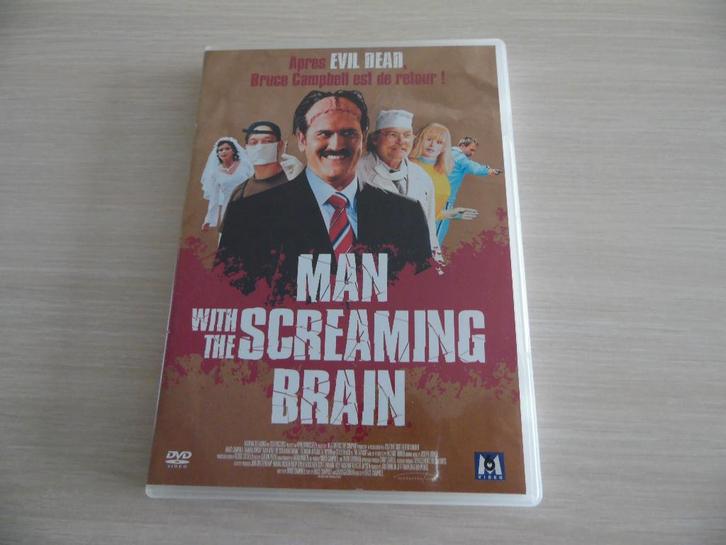 MAN WITH THE SCREAMING BRAIN, CD & DVD, DVD | Comédie, Comme neuf, Comédie d'action, Tous les âges, Enlèvement ou Envoi