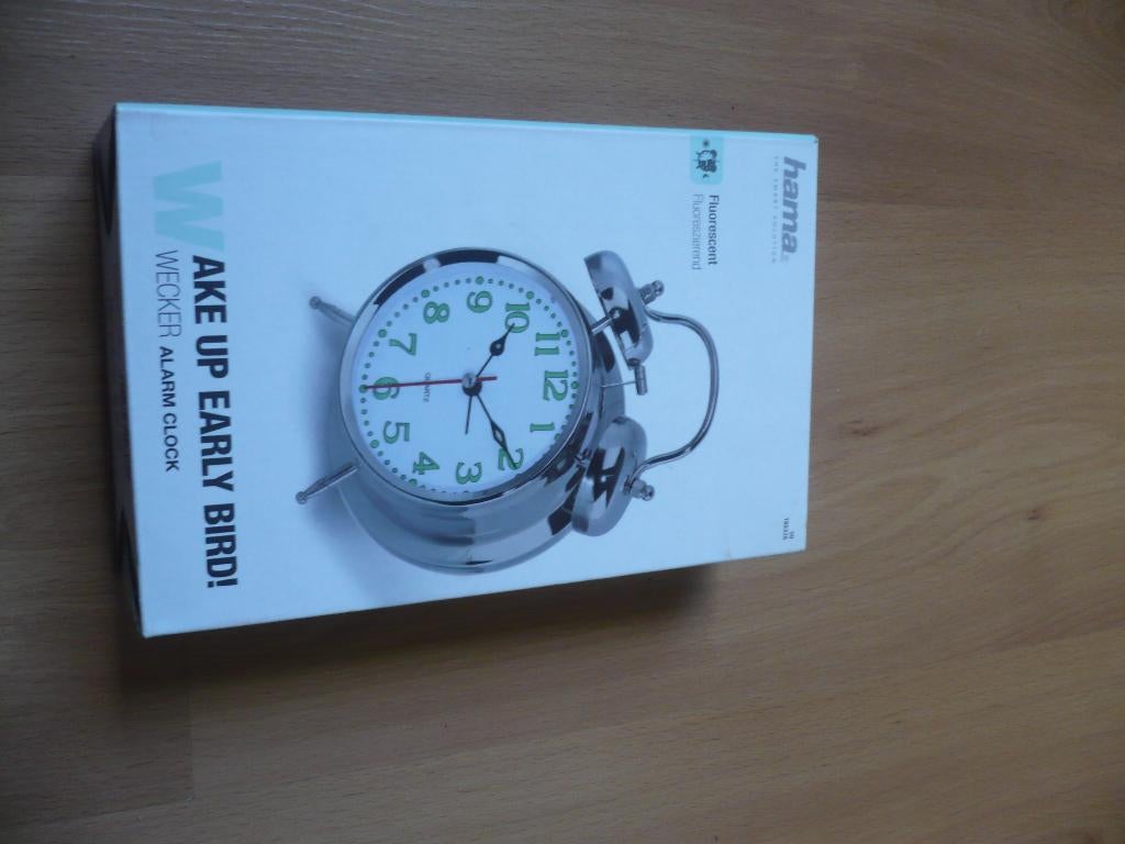 Wekker clock Hama nieuw niet gebruikt., Ophalen