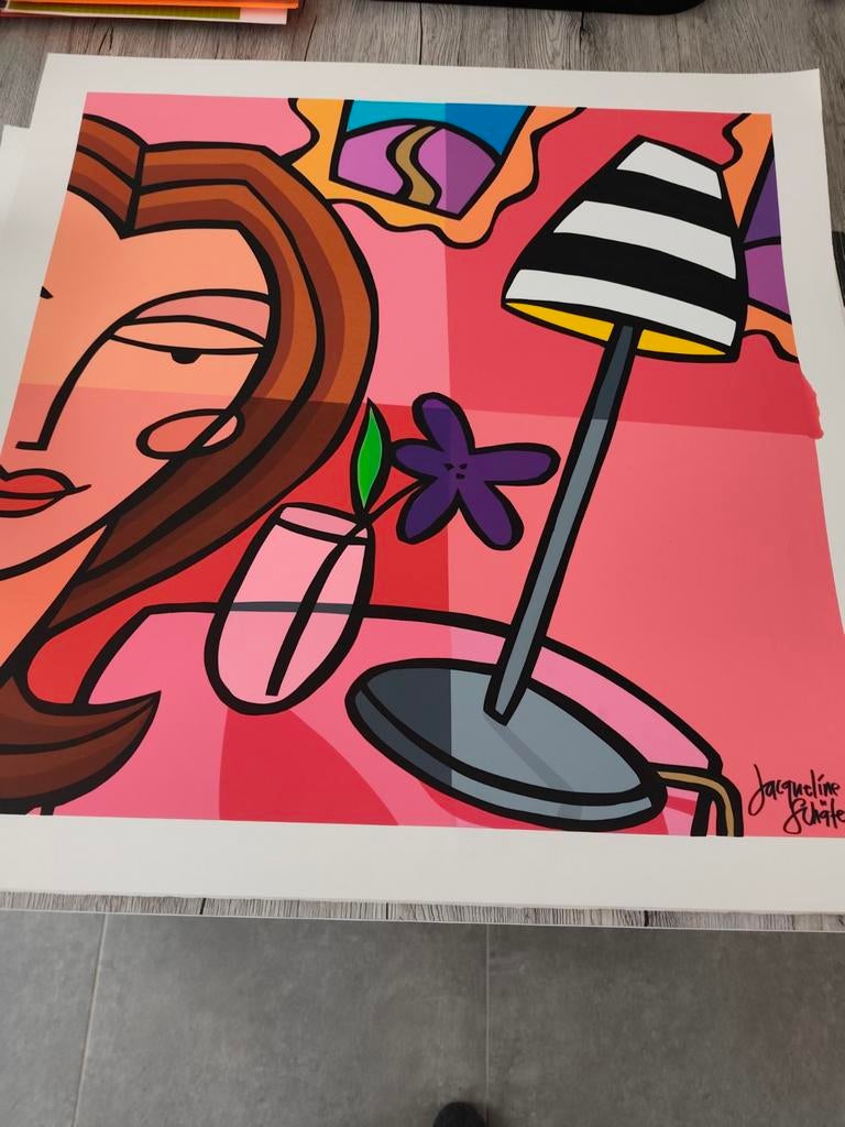 JACQUELINE SCHÄFER, Antiek en Kunst, Kunst | Litho's en Zeefdrukken, Ophalen