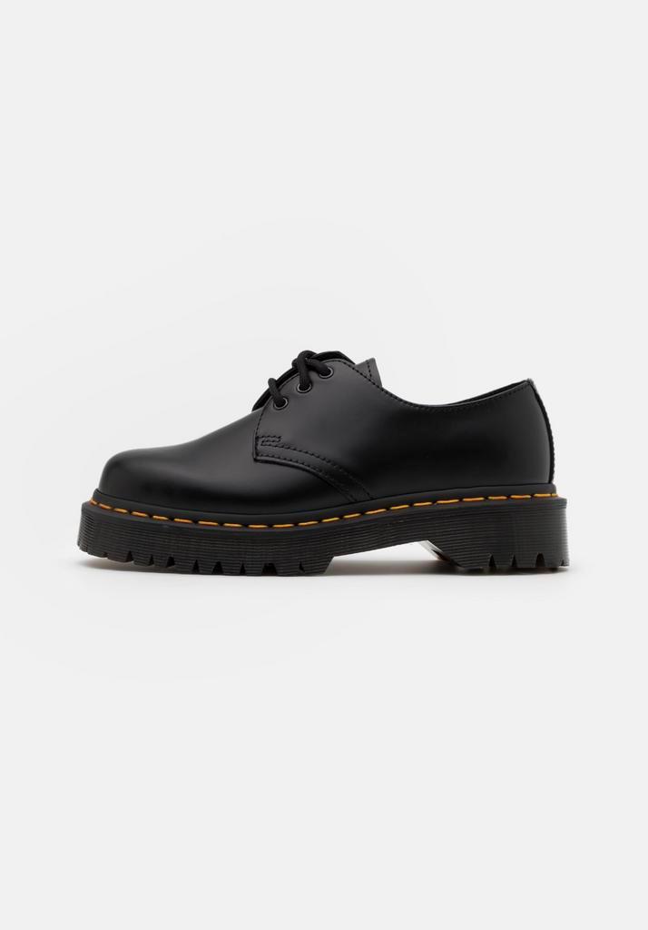 Dr. Martens - sportieve veterschoen - black smooth, Kleding | Heren, Schoenen, Zo goed als nieuw, Veterschoenen, Zwart, Ophalen of Verzenden