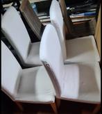 4 witte eetkamerstoelen Ikea, Huis en Inrichting, Stoelen, Ophalen, Gebruikt