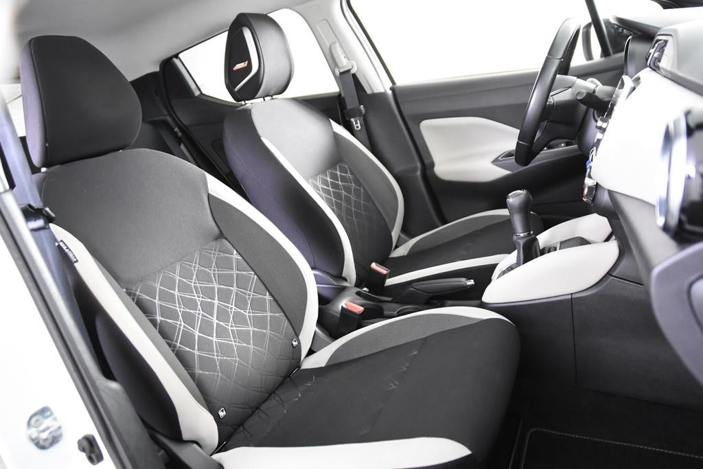 Nissan Micra 1.0 iG-T N-Design *1ste Eigenaar*Navigatie*, Voorwielaandrijving, Stof, 103 g/km, Wit