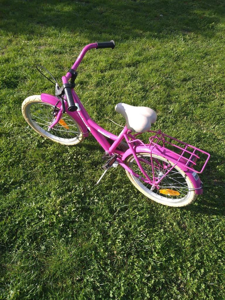 Kinderfiets voor meisjes 18 inch, Fietsen en Brommers, Fietsen | Meisjes, Ophalen, Gebruikt, 18 inch, BikeFun Kids (BFK)
