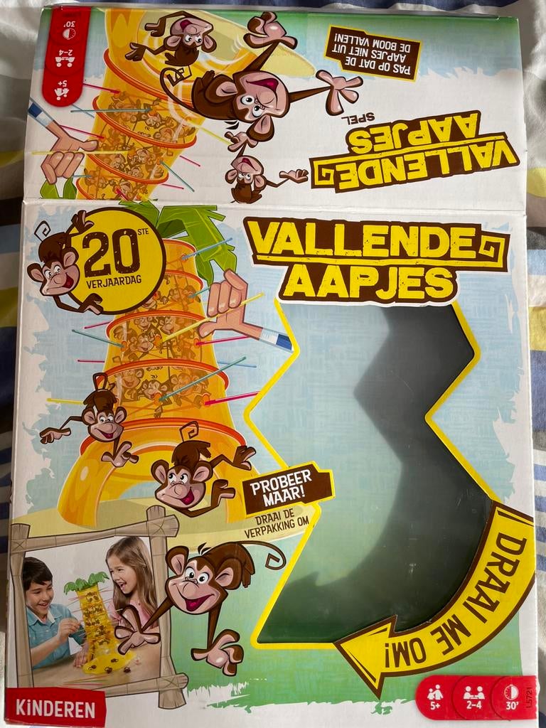 Gezelschapsspel Vallende Aapjes, Ophalen, Zo goed als nieuw