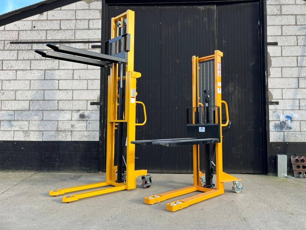 Stapelaar manueel 1,6m - 2,5m - 3,0m (1000Kg) Nieuw!!!, Ophalen of Verzenden, Nieuw