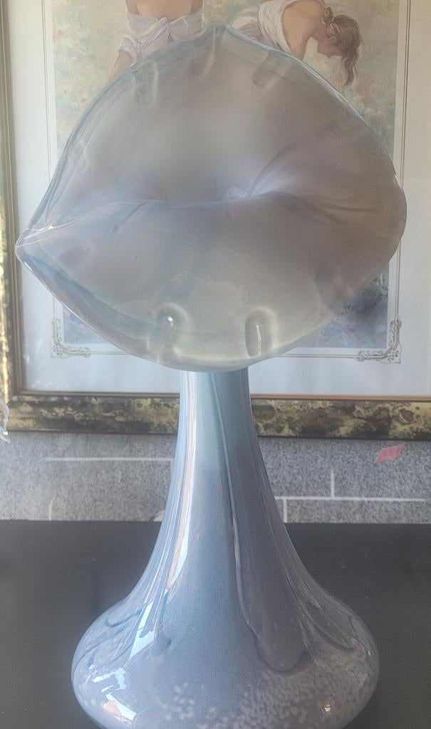 Vase vintage en verre soufflé., Antiquités & Art, Enlèvement