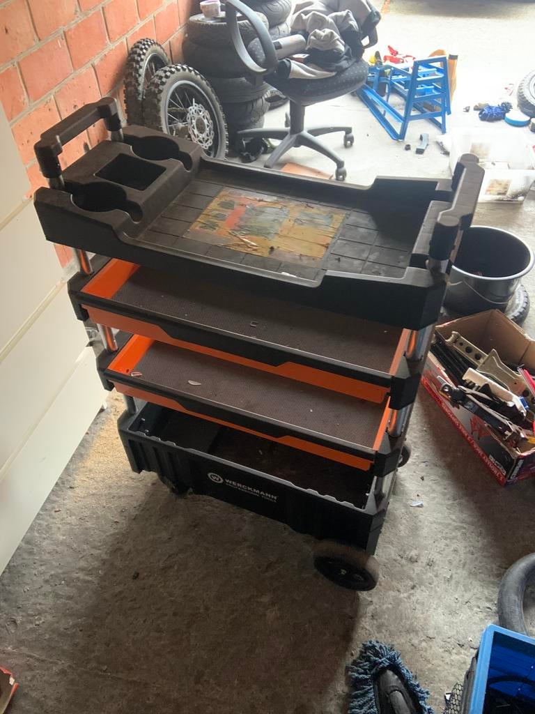 Gereedschaps wagen, Ophalen, Zo goed als nieuw