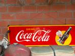 Emaille bord coca cola, Ophalen, Gebruikt, Reclamebord