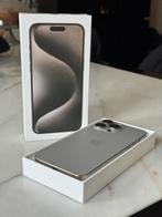 iPhone 15 Pro Max - Natural Titanium 256GB, Telecommunicatie, Mobiele telefoons | Apple iPhone, IPhone 15 Pro Max, Zo goed als nieuw
