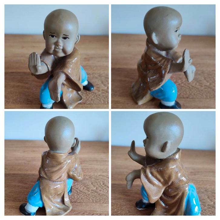 China. Vintage Mudman, Shaolin-monnik. Kungfu, Antiek en Kunst, Kunst | Niet-Westerse kunst, Ophalen of Verzenden