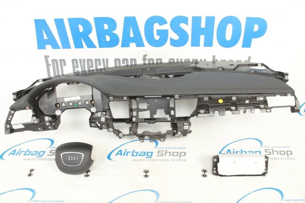 Airbag kit - Tableau de bord cuir noir 4 branche Audi A8 D4, Auto-onderdelen, Dashboard en Schakelaars, Gebruikt, Ophalen of Verzenden