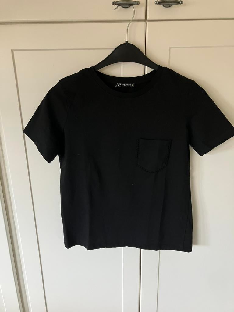 T shirt Zara korte mouw, Kleding | Dames, Ophalen of Verzenden, Zo goed als nieuw, Maat 36 (S), Korte mouw