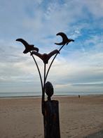 stalen tuinbeelden voor schappelijke prijzen, Tuin en Terras, Tuinbeelden, Ophalen of Verzenden, Nieuw, Metaal, Mensenbeeld