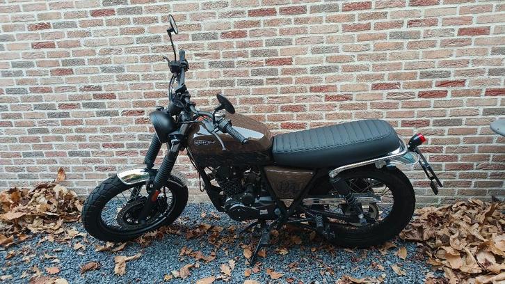 Motor Brixton Cromwell 125 - slechts 277km!, Motoren, Motoren | Overige merken, Particulier, 11 kW of minder, Minimaal motorrijbewijs A1