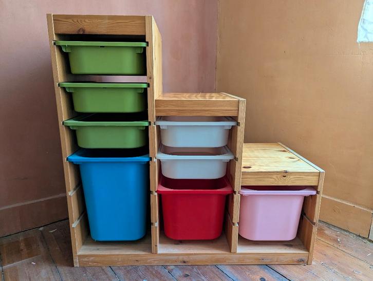 Étagère de rangement à bac Ikea Trofast, Maison & Meubles, Accessoires pour la Maison | Étagères, Comme neuf, Enlèvement