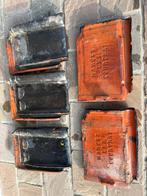 zwart/blauwe matte dakpannen + 42 rode dakpannen, Doe-het-zelf en Bouw, Dakpannen en Dakbedekking, Ophalen, Gebruikt, Zwart, Dakpannen