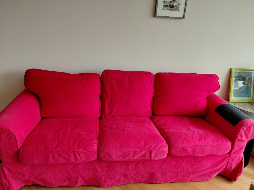 Sofa ikea EKTROP 3 places, Ophalen, Gebruikt