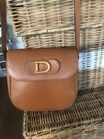 Delvaux vintage D handtas, Enlèvement ou Envoi, Utilisé, Brun, Sac à main