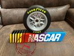 Unieke NASCAR lichtreclame, inclusief velg en band., Ophalen of Verzenden, Nieuw, Lichtbak of (neon) lamp