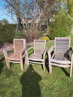 6 chaises de jardin en teck, Enlèvement