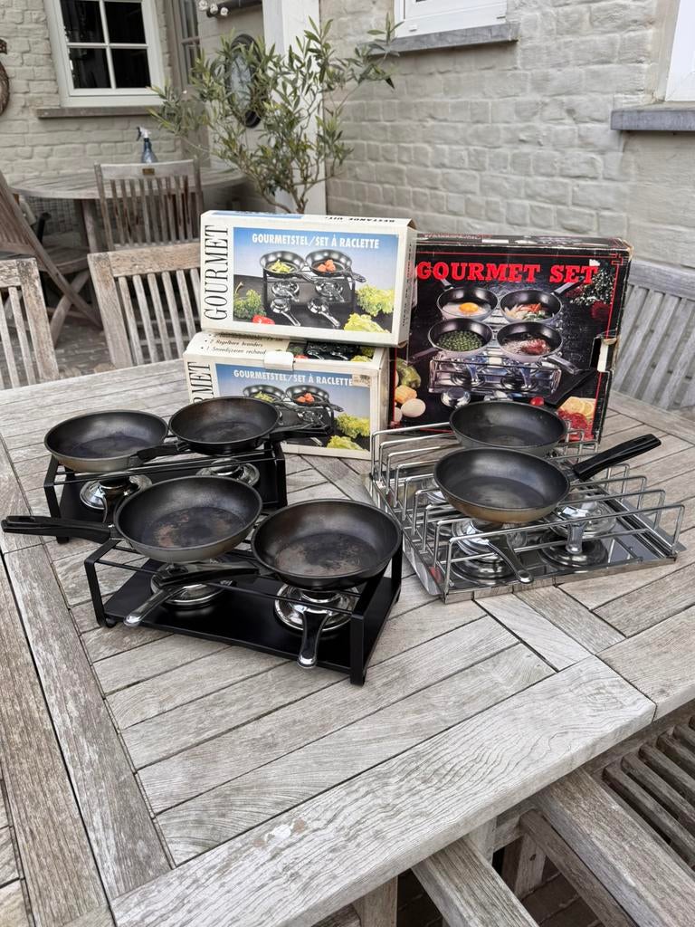 Gourmet pannetjes, Ophalen, Gebruikt, 4 t/m 7 personen